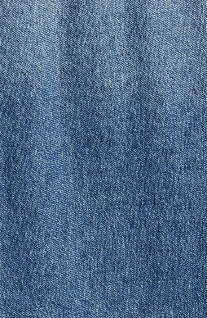 FRAME Relaxed Double Pocket Denim Shirt Jacket 5