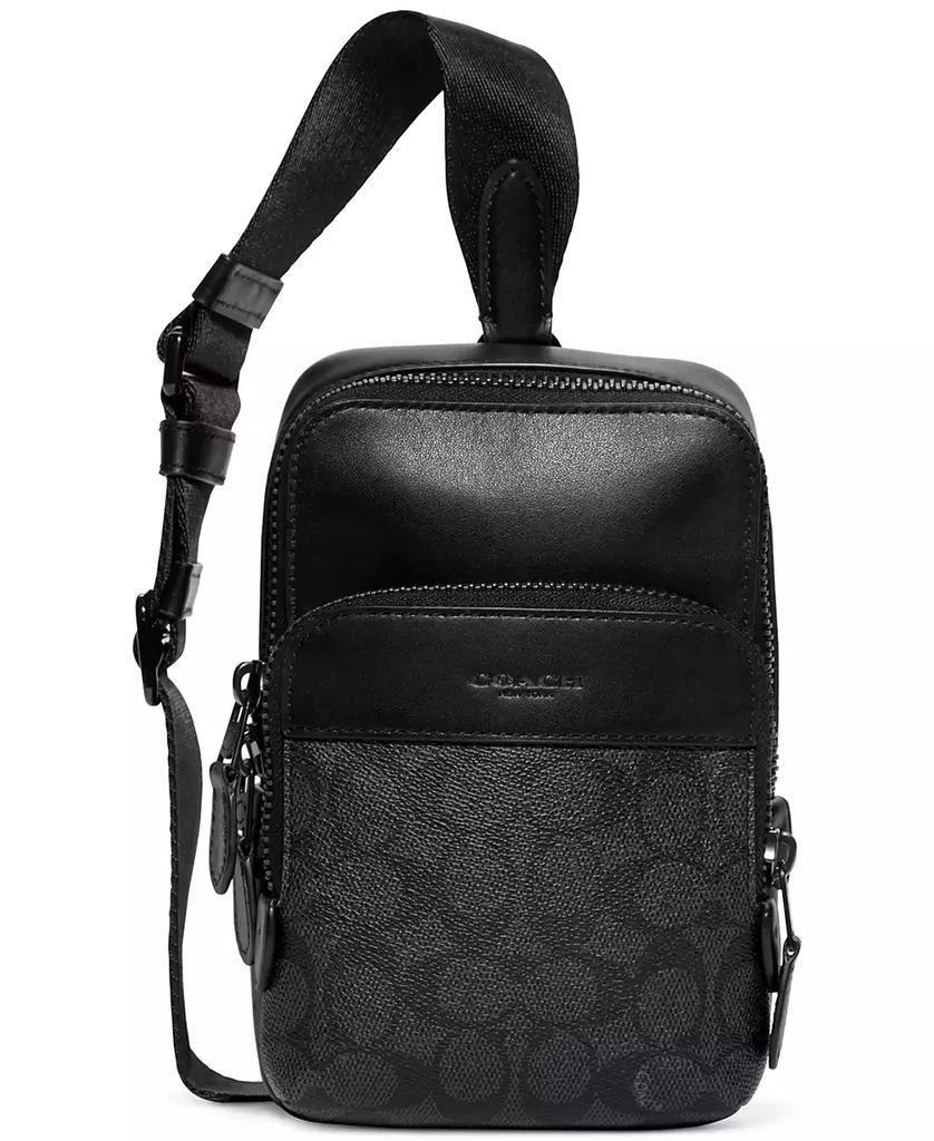 Coach Men's Gotham Sling Signature Jacquard Bag