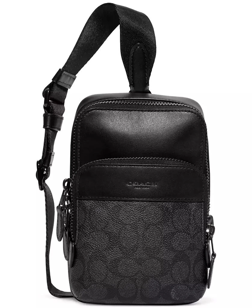 Coach Men's Gotham Sling Signature Jacquard Bag 1
