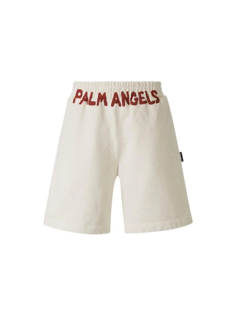 Palm Angels Palm Angels Logo-Printed Elasticated Waist Track Shorts 1