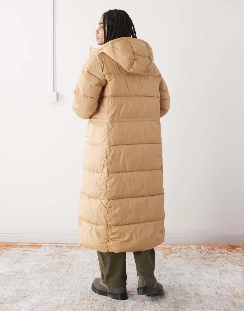 Columbia Columbia Puffect II long puffer coat in beige 3