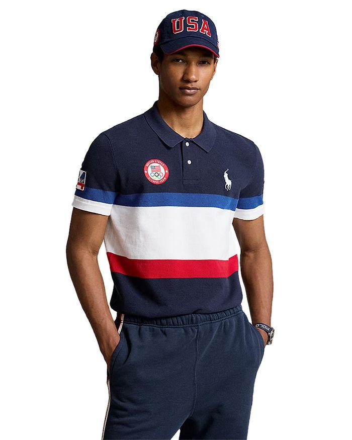 Polo Ralph Lauren Team USA Custom Slim Fit Polo Shirt