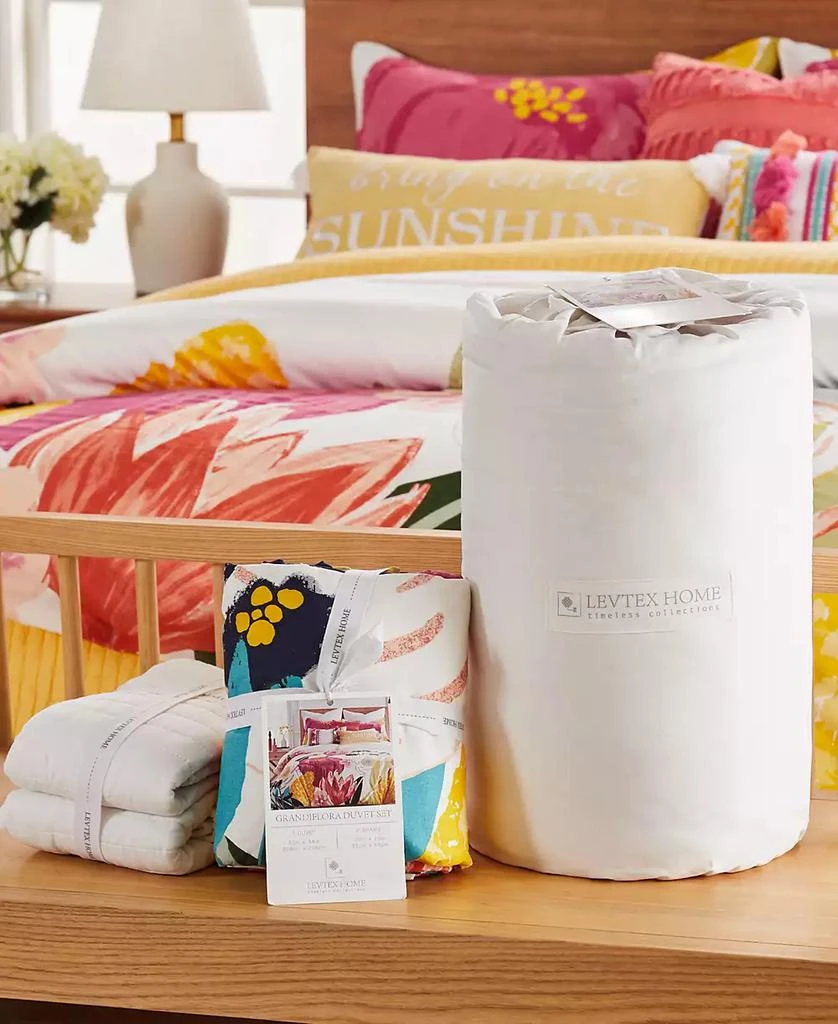 Levtex Grandiflora Reversible 3-Pc. Duvet Cover Set 2