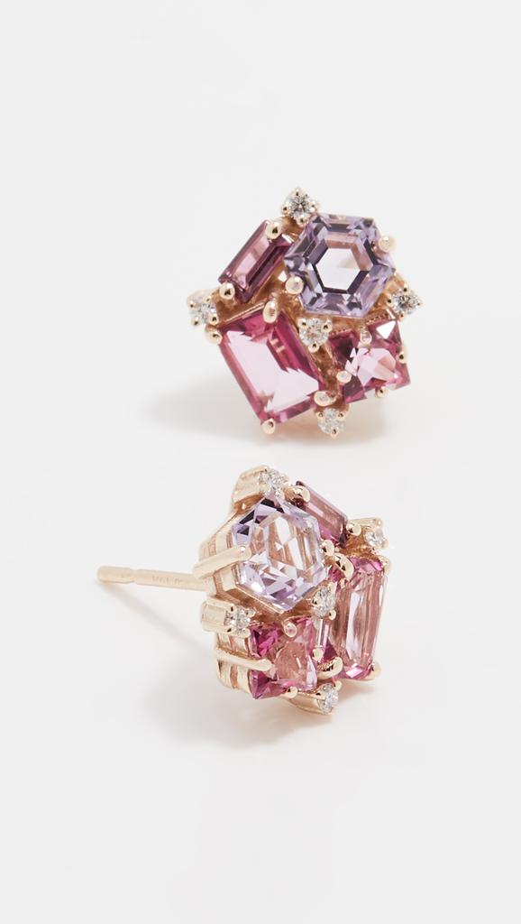 Suzanne Kalan 14k Cluster Earrings