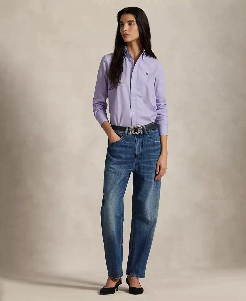 Ralph Lauren Women's Stretch Slim Fit Cotton Shirt 5