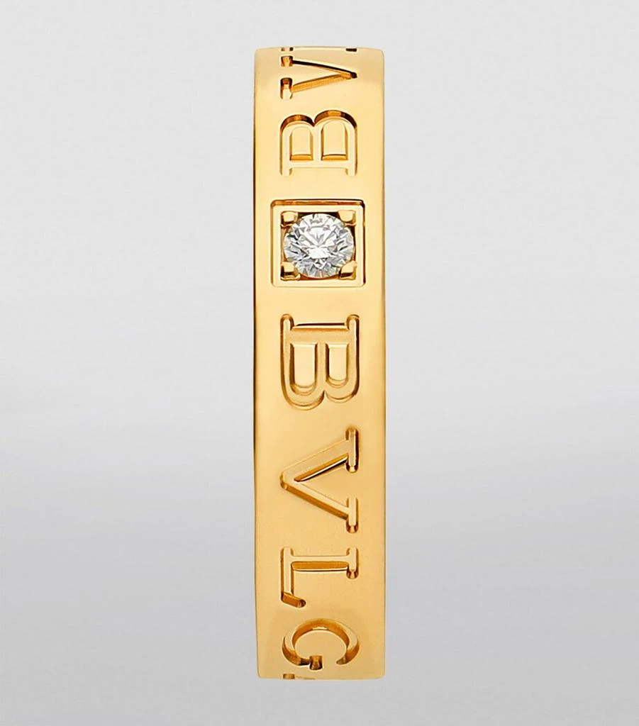 BVLGARI Yellow Gold and Diamond B.zero1 Ring 2