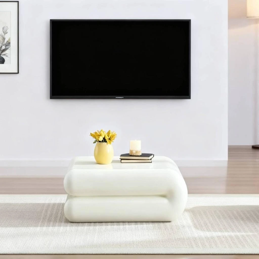 Streamdale Furniture Streamdale New FRP fiberglass reinforced plastic, White environmentally friendly paint finish