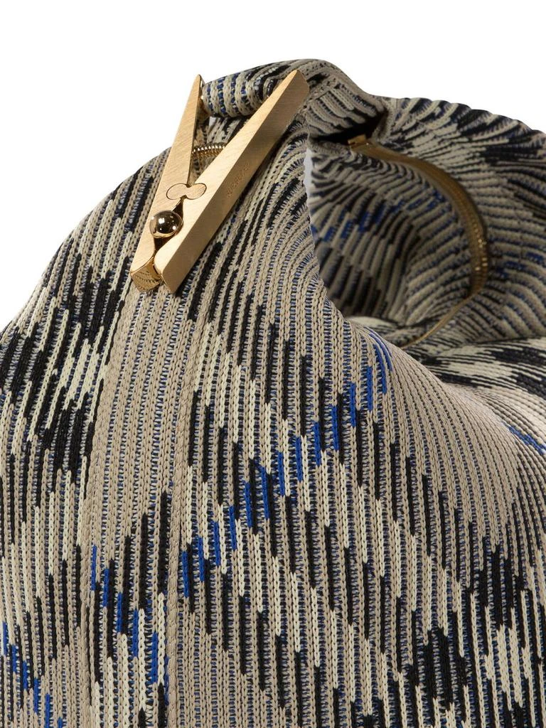 Burberry Burberry Checked Zipped Medium Tote Bag 4