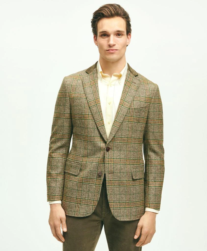 Brooks Brothers Classic Fit Wool Plaid 1818 Sport Coat 1