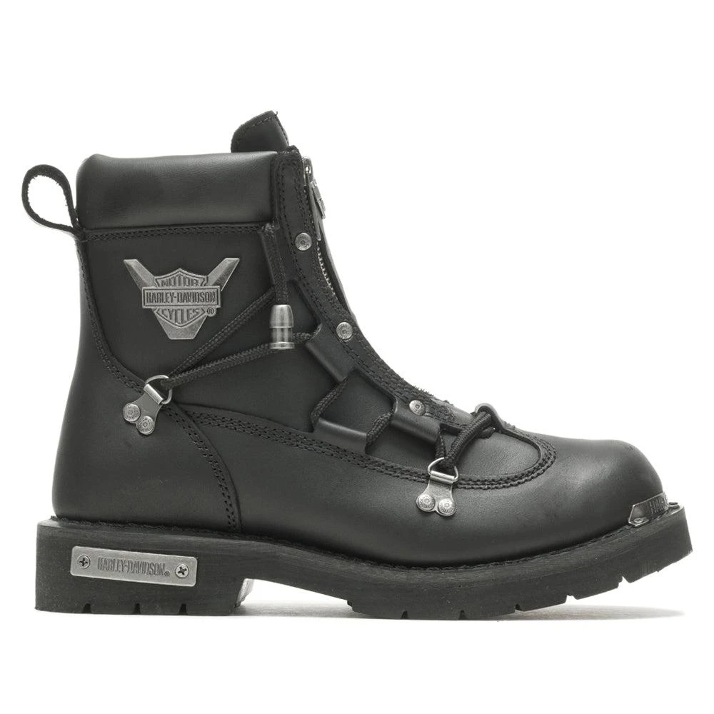 Harley Davidson Brake Light Round Toe Motorcycle Boots 1