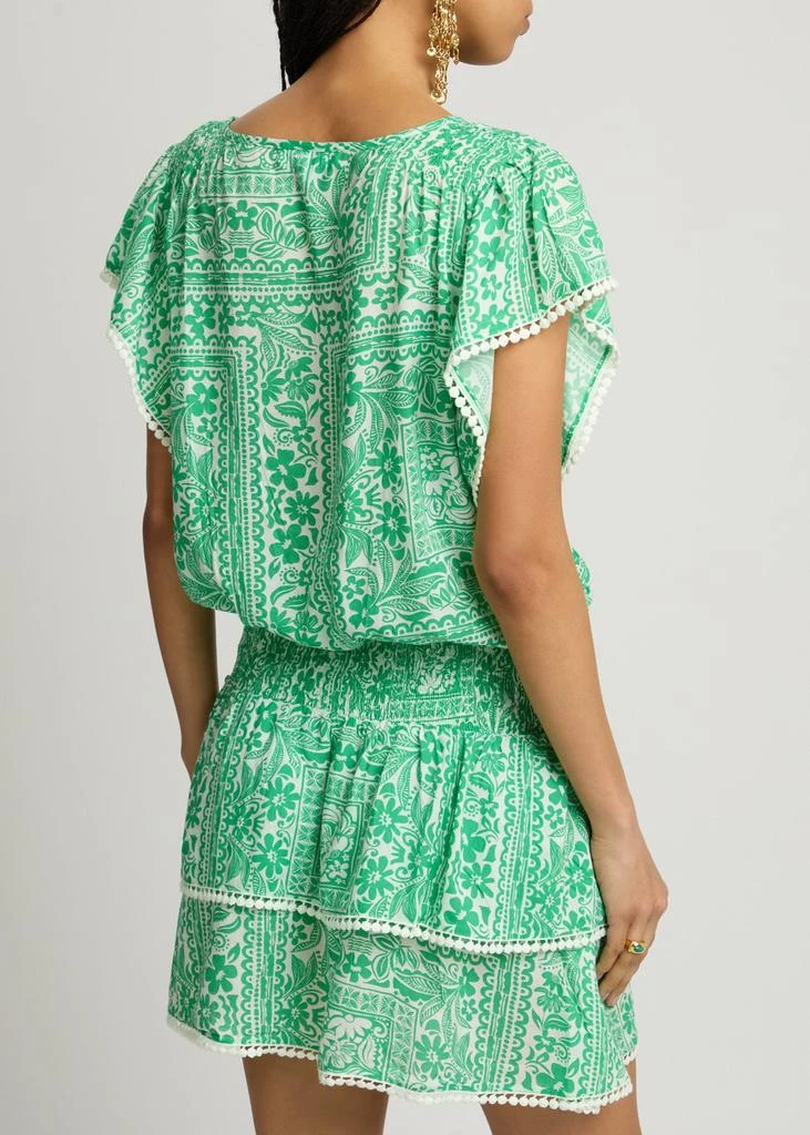 green emerald velvet dress MELISSA ODABASH Women Savannah Green Long Dress