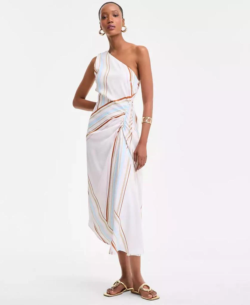 INC International Women's One-Shoulder Midi Dress, Exclusively at Macy's 1