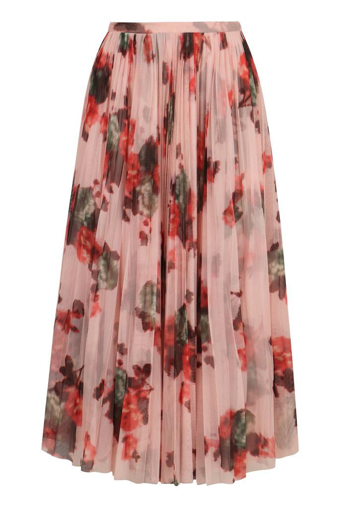 PHILOSOPHY di LORENZO SERAFINI Philosophy Di Lorenzo Serafini Flower Printed Tulle Midi Skirt