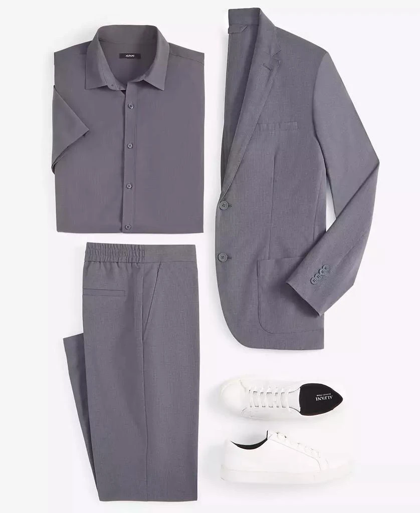 Alfani Men's Breathable Suit Jacket, Suit Pants & Short-Sleeve Button-Down Shirt, Created for Macy's 4
