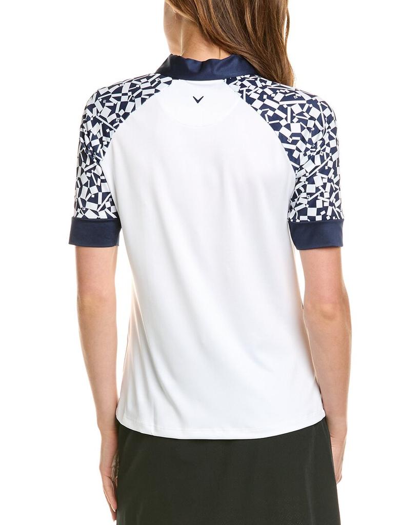 Callaway Two-Tone Geo Polo Shirt