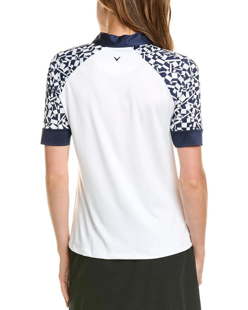 Callaway Two-Tone Geo Polo Shirt 2