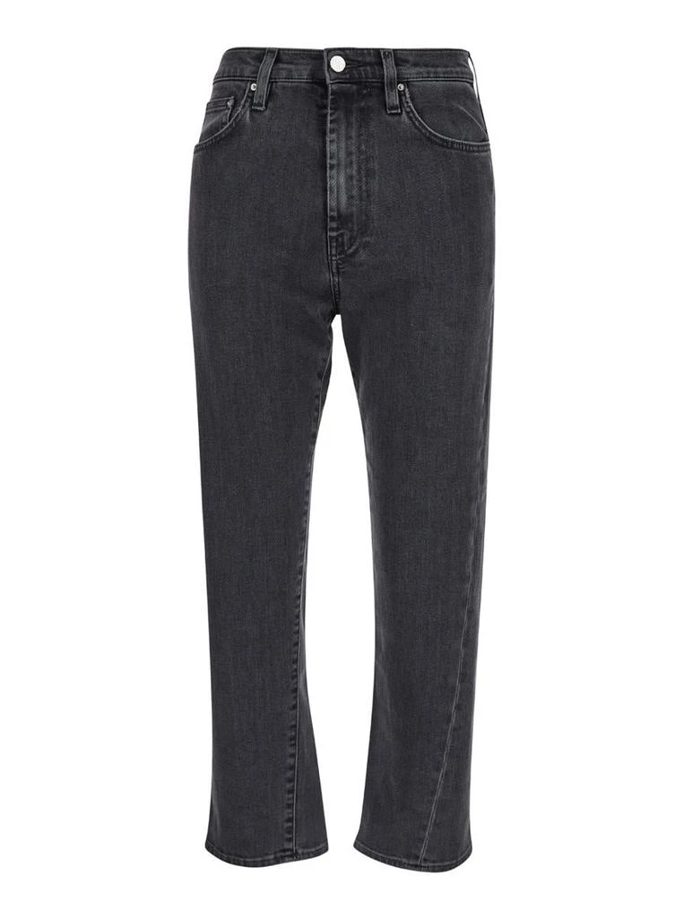 TOTEME Grey Jeans With High Waist And Belt Loops In Denim Woman 1