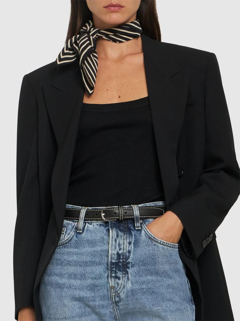Totême Slim Leather Belt 1