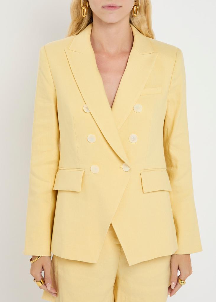 VERONICA BEARD Miller Dickey linen-blend blazer