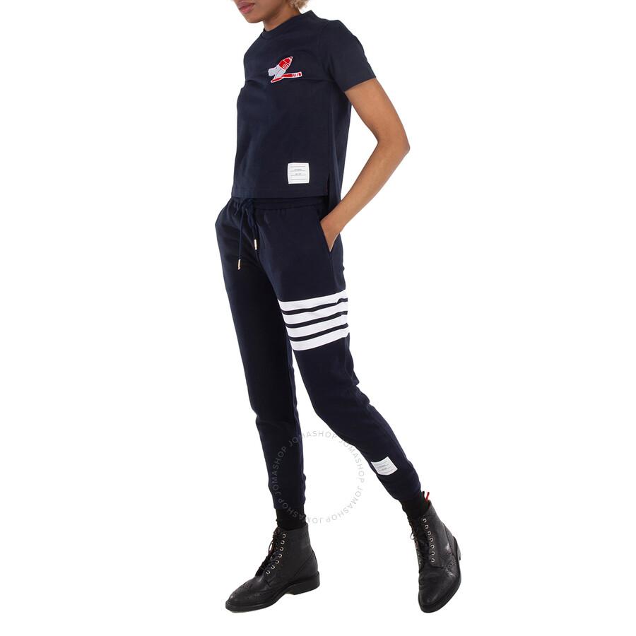 Thom Browne Thom Browne Navy 4-Bar Engineered Track Pants, Brand Size 36 (US Size 0)