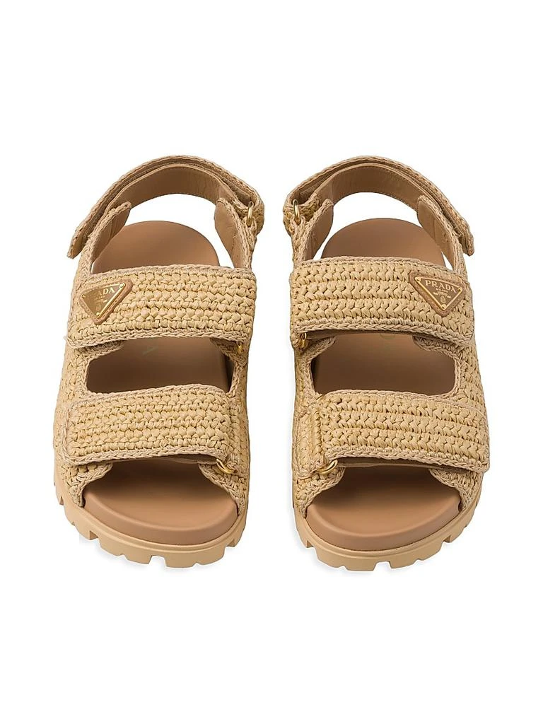 Prada Woven Fabric Sandals 2