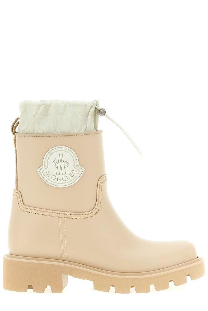 Moncler Moncler Kickstream Logo Patch Rain Boots