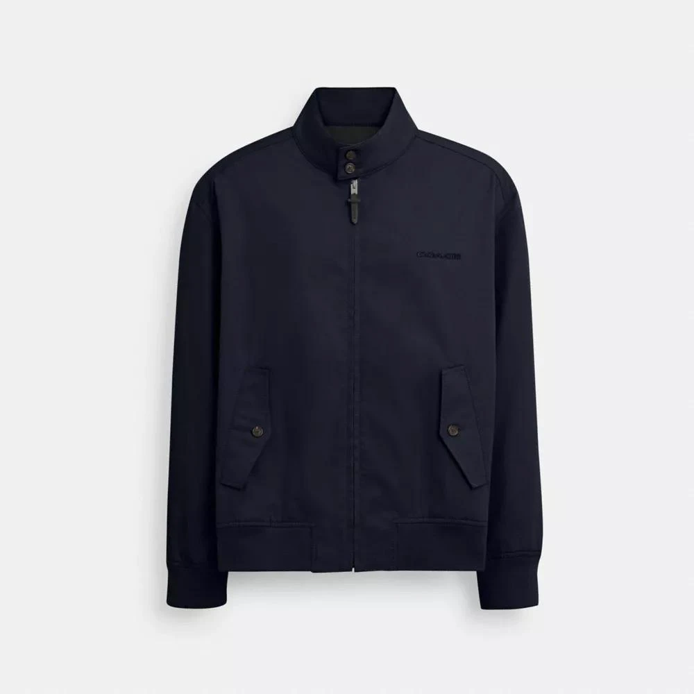 COACH® Scout Jacket In Recycled Nylon Navy XL - Jackets - BeyondStyle