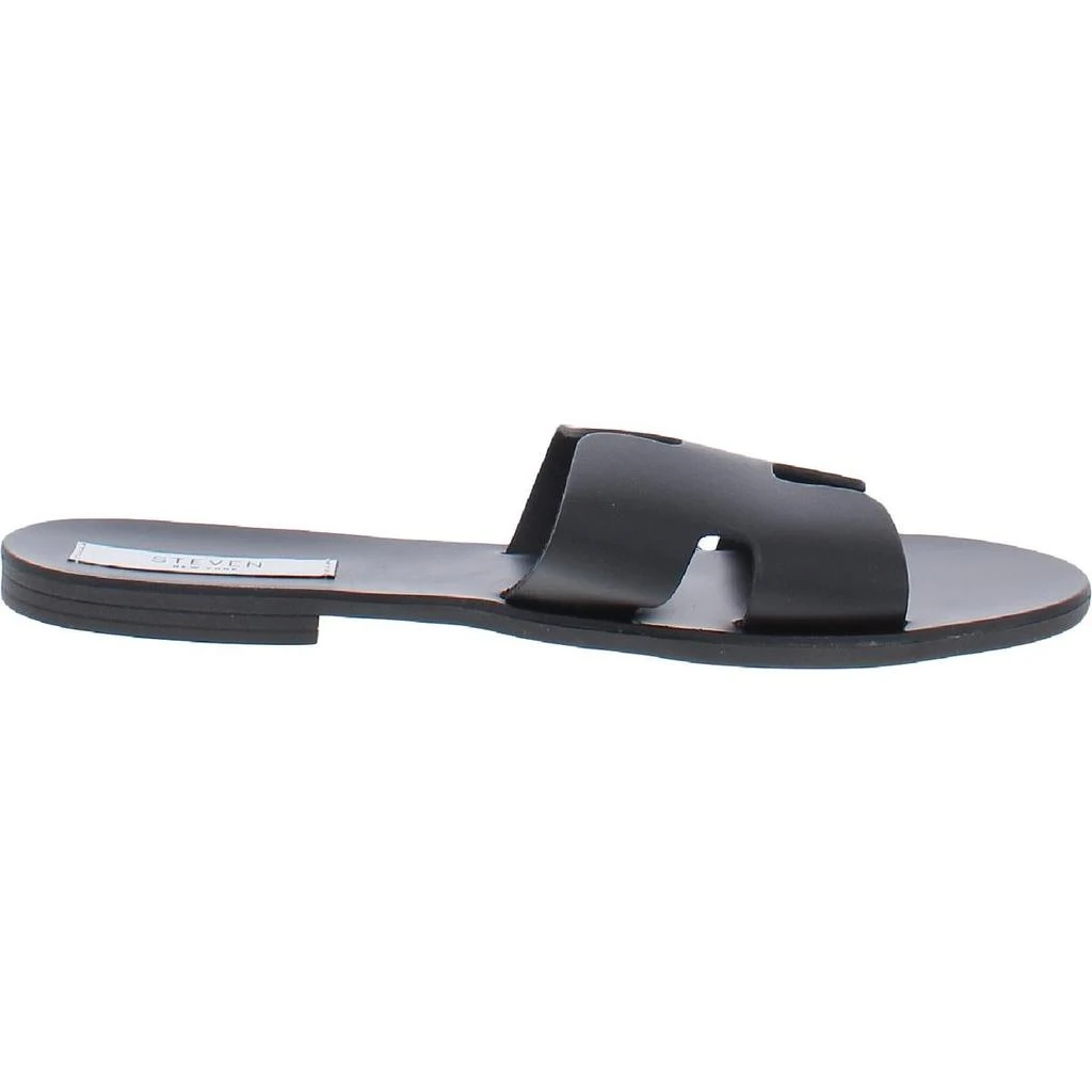 Steve Madden Greece Womens Cut-Out Slide Sandals 5