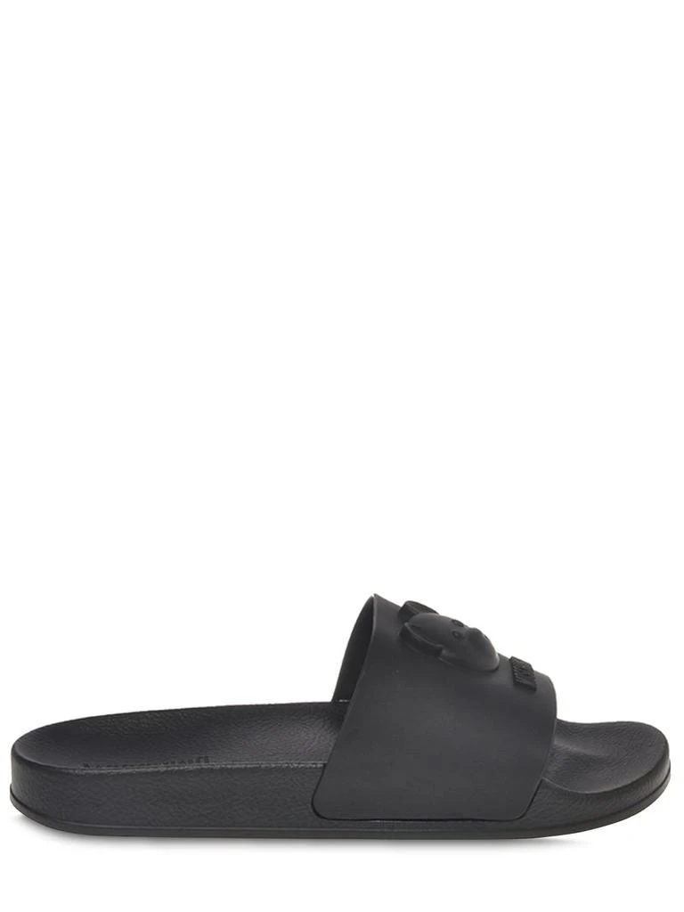 Moschino Teddy Rubber Slide Sandals 1