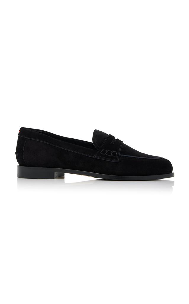 Aeyde Aeyde - Oscar Suede Loafers - Black - IT 38 - Moda Operandi