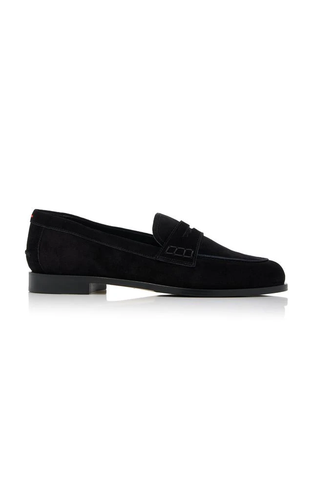 Aeyde Aeyde - Oscar Suede Loafers - Black - IT 37.5 - Moda Operandi 1