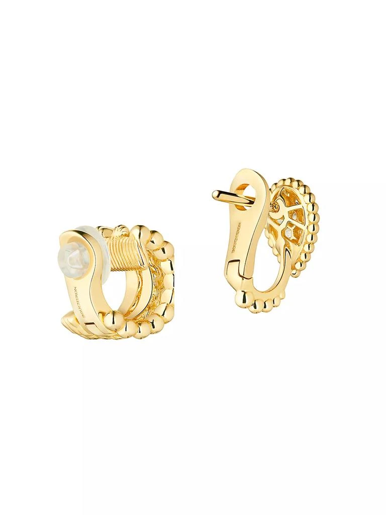 Boucheron Serpent Bohème 18K Yellow Gold & 0.13 TCW Diamond Mismatched Earrings 3