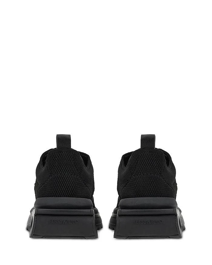 Salvatore Ferragamo Men's Nima Knit Lace Up Sneakers 2