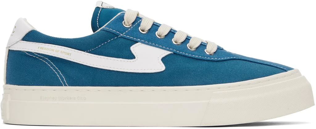 Stepney Workers Club Blue & White Dellow S-Strike Cup Canvas Sneakers 1