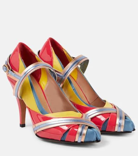 MAISON MARGIELA Tabi embellished leather pumps 1
