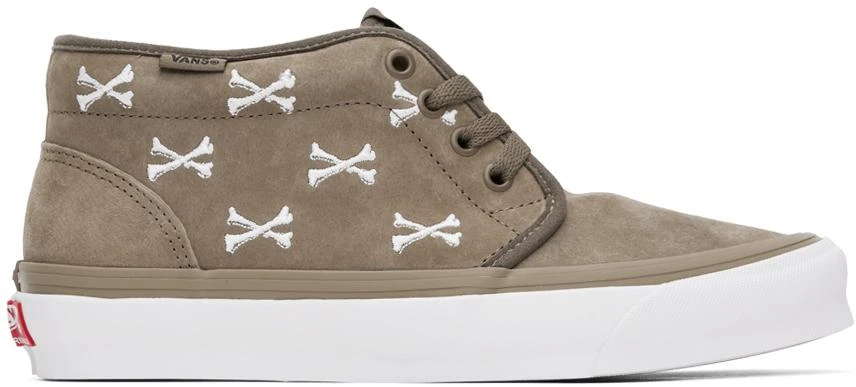 Vans Taupe WTAPS Edition OG Chukka LX Sneakers 1