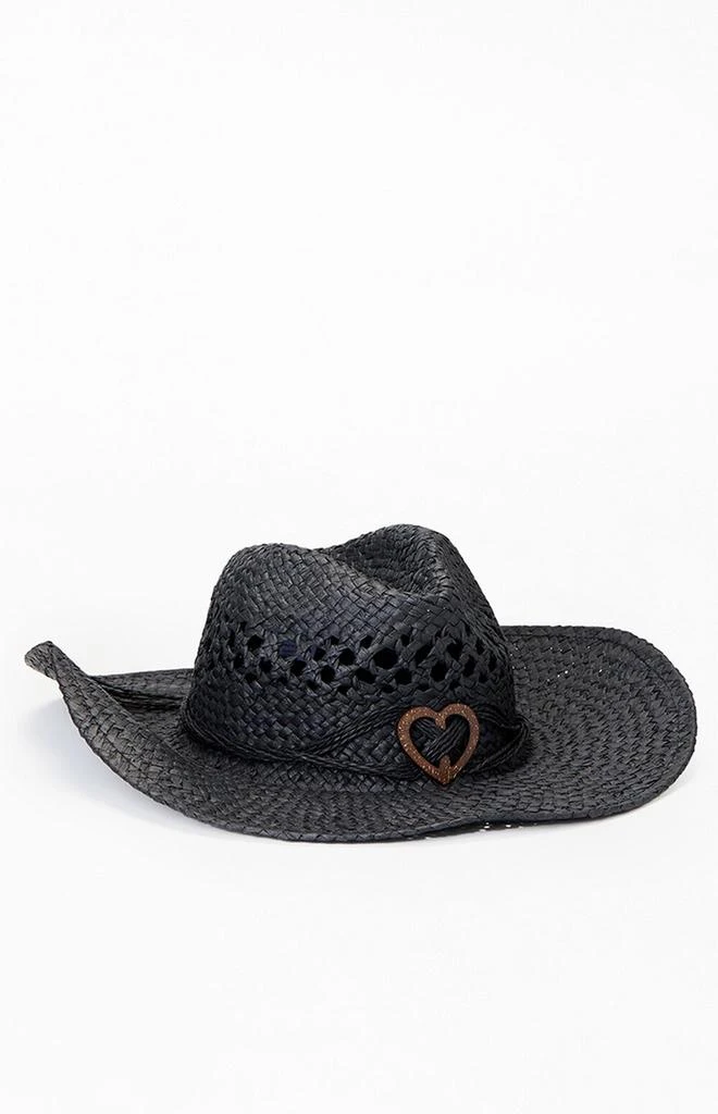 PacSun Straw Heart Cowboy Hat 1