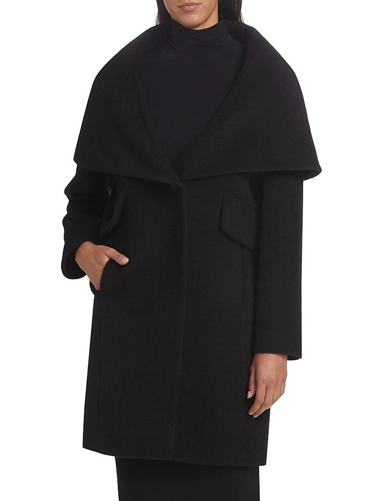 Mercer Collective Lori Cape-Hood Cocoon Coat 3
