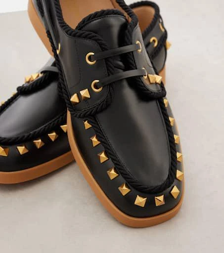 Valentino Palm Avenue leather boat shoes 5