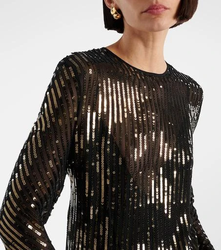 JOHANNA ORTIZ Sequined silk gown 4