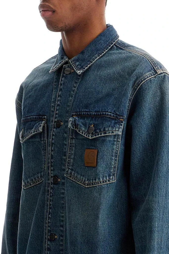 Carhartt WIP lincoln denim shirt for men 4