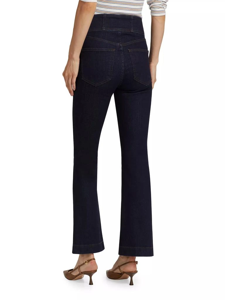 VERONICA BEARD Carson High-Rise Stretch Flare Jeans 5