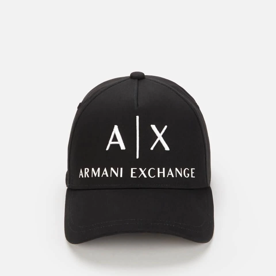 Armani Exchange Armani Exchange Men's Ax Logo Cap - Black/White 1