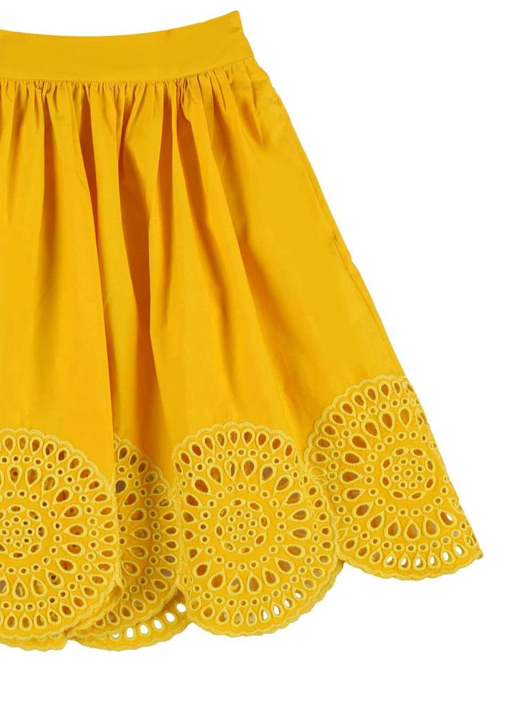 Stella McCartney Organic Cotton Poplin Midi Skirt 1