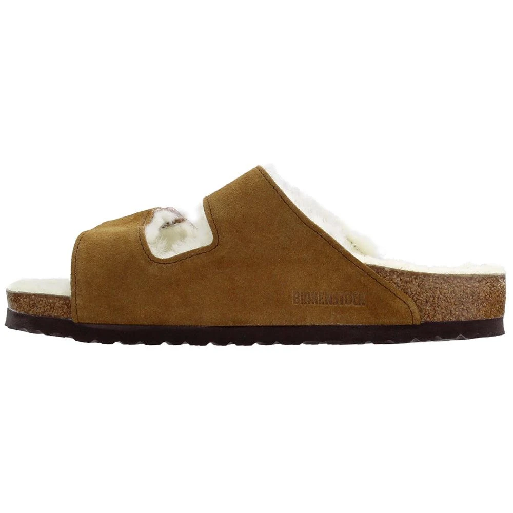 BIRKENSTOCK Arizona Shearling Suede Footbed Sandals 4