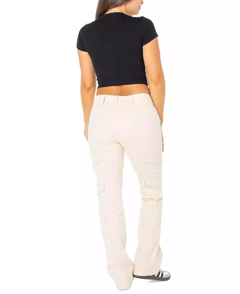 Celebrity Pink Juniors' Low-Rise Bootcut Cargo Pants 2