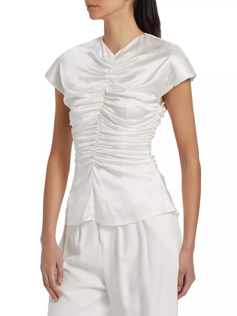 Tove Fiana Ruched Silk Blouse 4