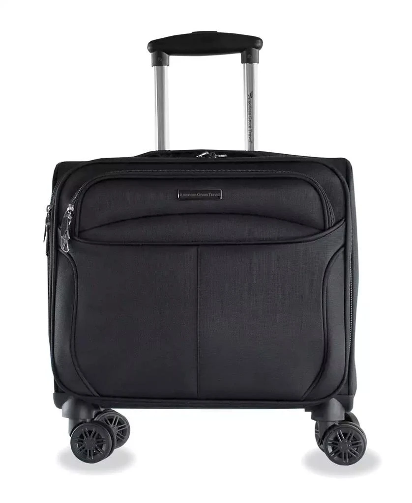 American Green Travel Madison 17" Carry-On Spinner Laptop Briefcase 1