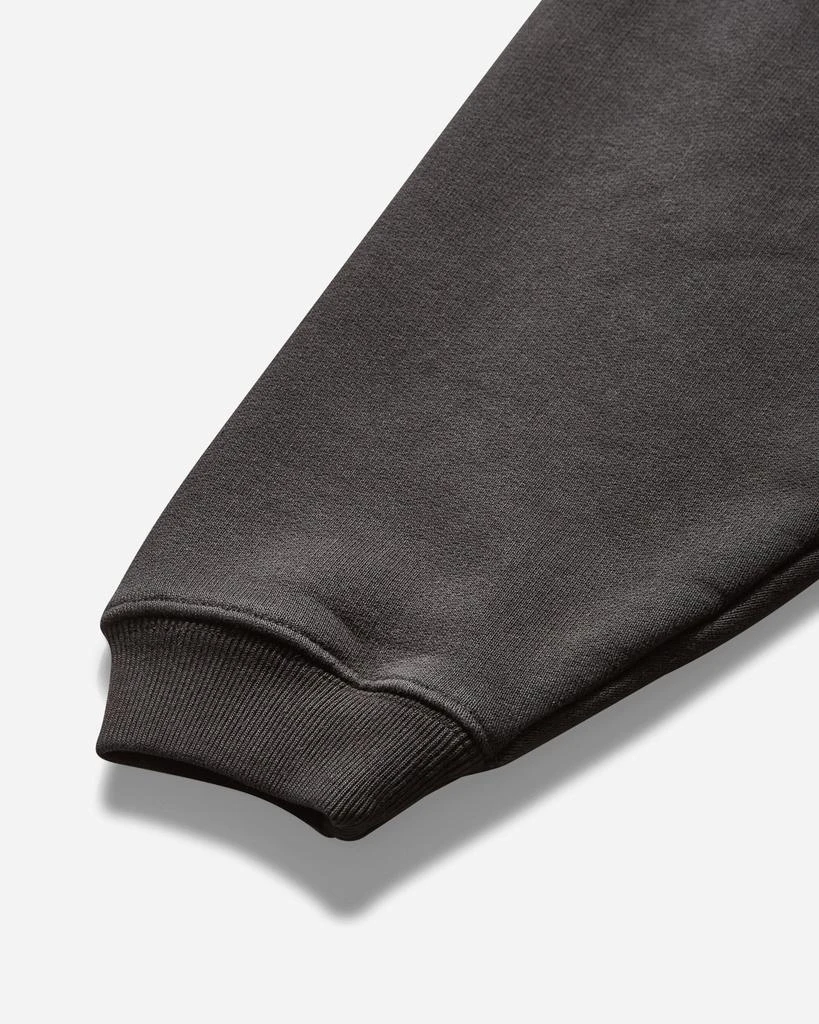 STUSSY Men's Relaxed Half Zip Sweatshirt Black 4