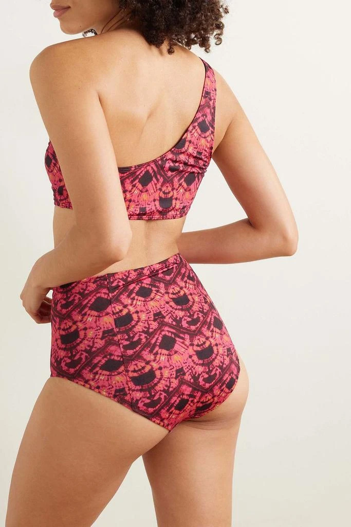 Ulla Johnson Reina one-shoulder printed bikini top 3